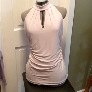 White House Black Market Lavender/Pink Blouse